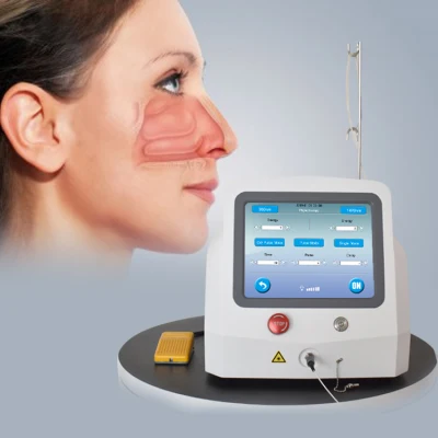 Machine Laser à Diode 1470nm, traitement Portable, chirurgie bleue, Diode, oreille, nez et gorge, Laser orl